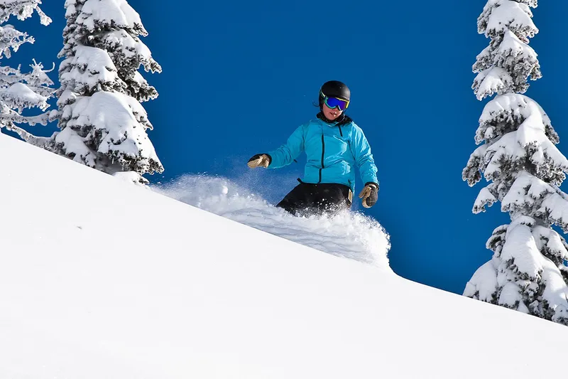 Fernie bluebird powder © Henry Georgi & Fernie