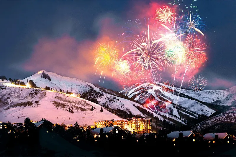 Park City New Year's Eve Fireworks © Andy Wright