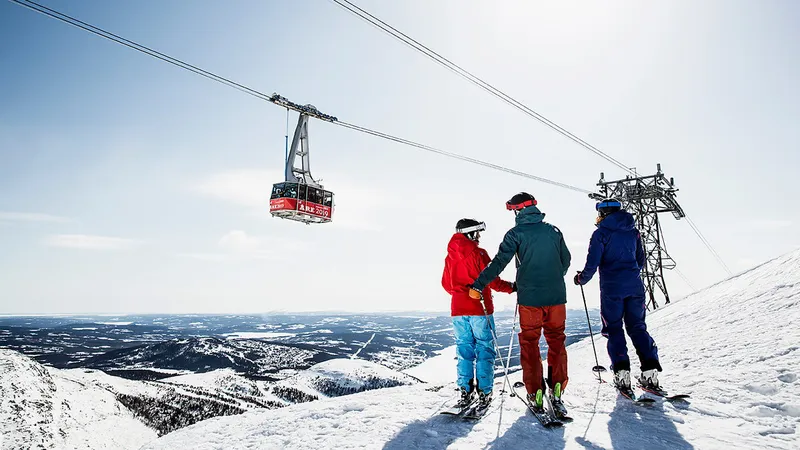Åre Skiers & Gondola © Jonas Kullman / Skistar