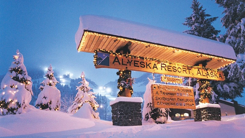 Alyeska resort entrance © Duane Watts 16x9