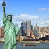 New York Cityscape Statue of Liberty