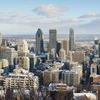 Montréal Skyline Winter
