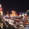 Las Vegas strip at night