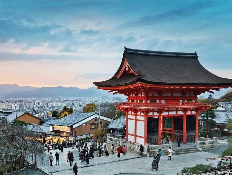 Red Temple in Kyoto
