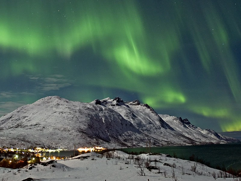 Northern Lights Over Tromsø