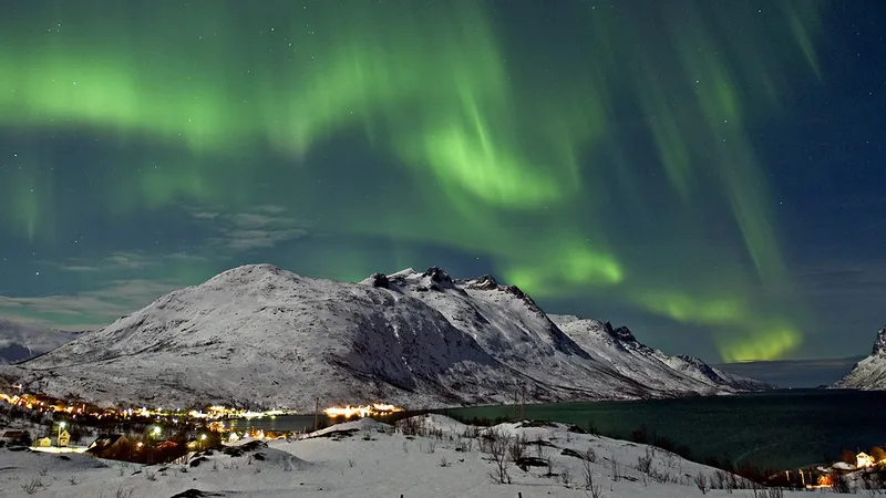 Northern Lights Over Tromsø