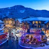 Crystal Lodge Winter Exterior Village © Brad Kasselman / Coastphoto