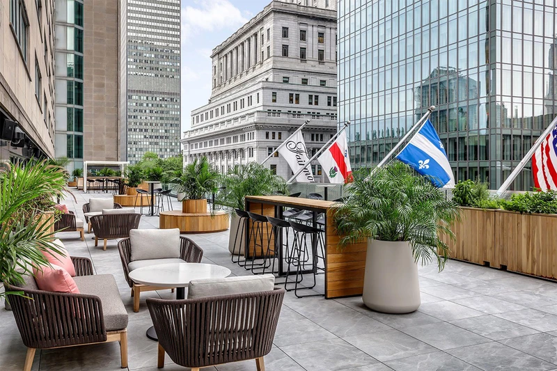 Fairmont Queen Elizabeth Outdoor Terrace