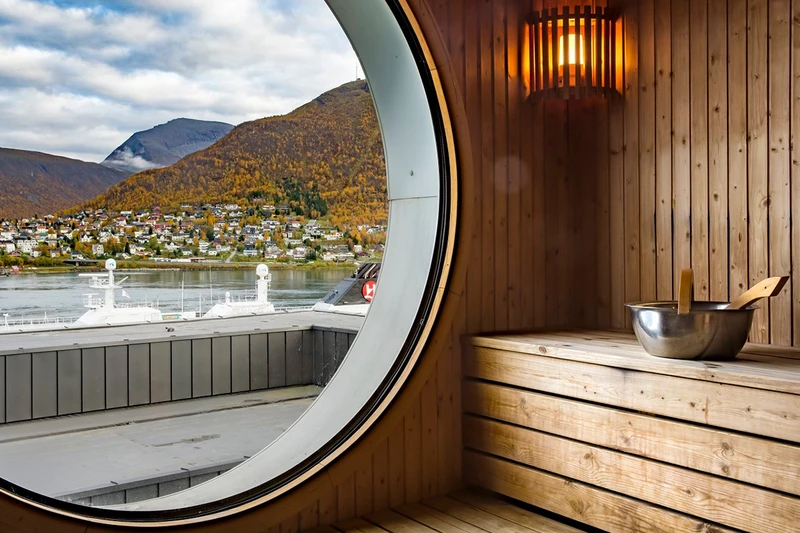 Radisson Blu Tromsø View from Sauna