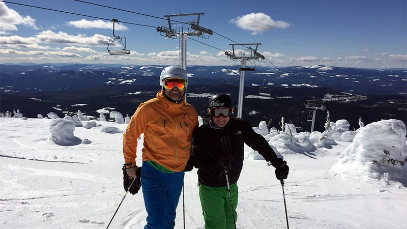 James & Rupert - Big White 20 March 2017