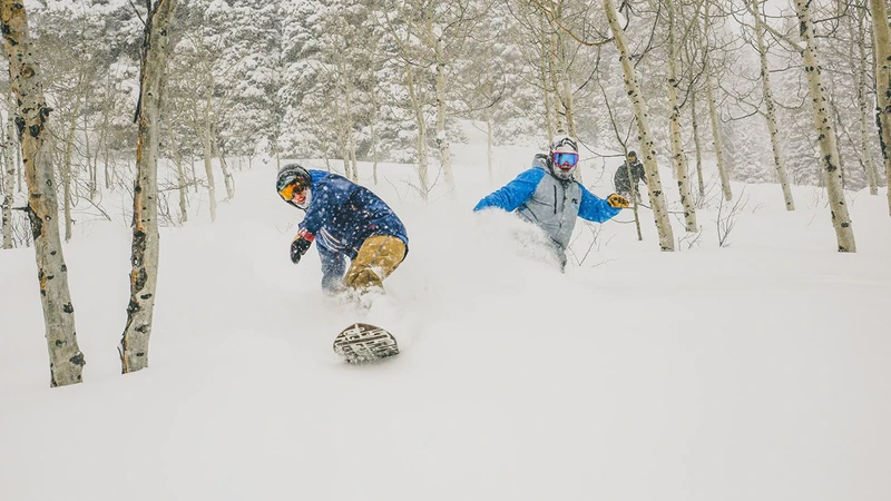 Powder Mountain Snowboarders