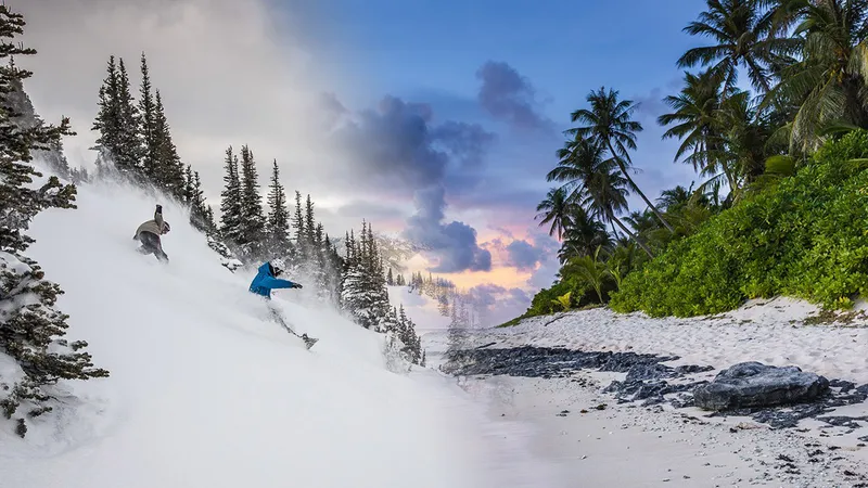 Whistler & Hawaii Ski & Sun © Logan Swayze / Coastphoto.com