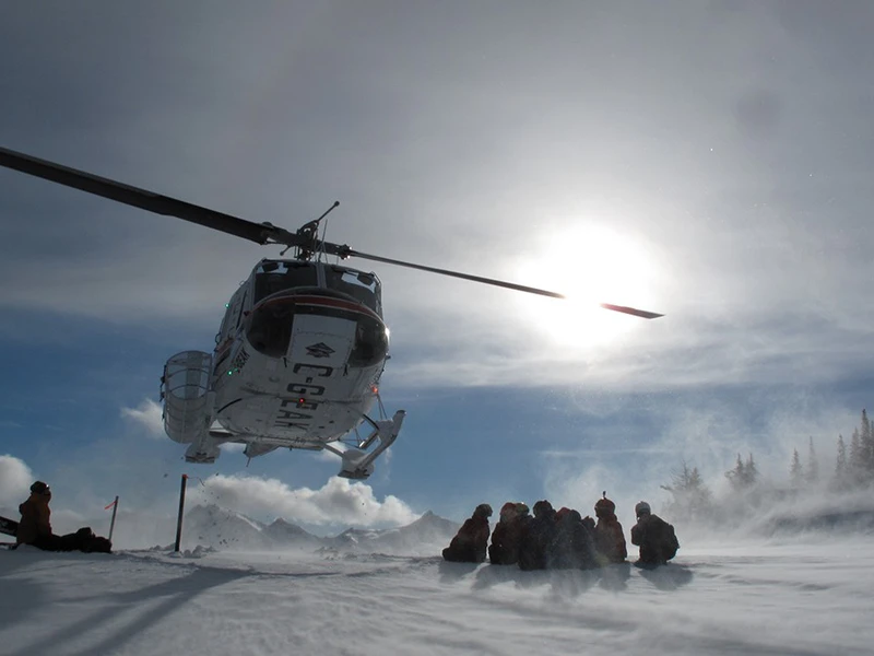 Heli Close Up © Purcell Heli Skiing