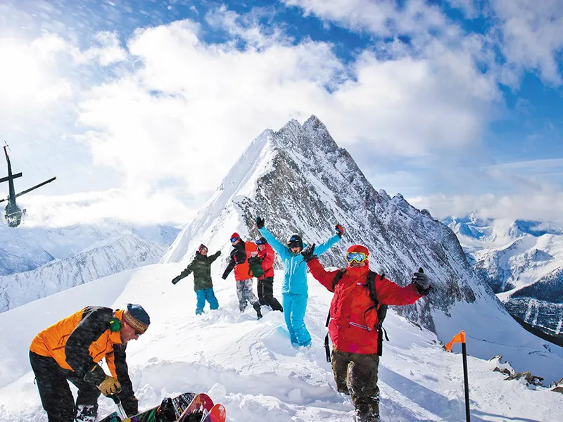 Panorama Heli Skiing Mountain Top © Panorama Mountain Resort
