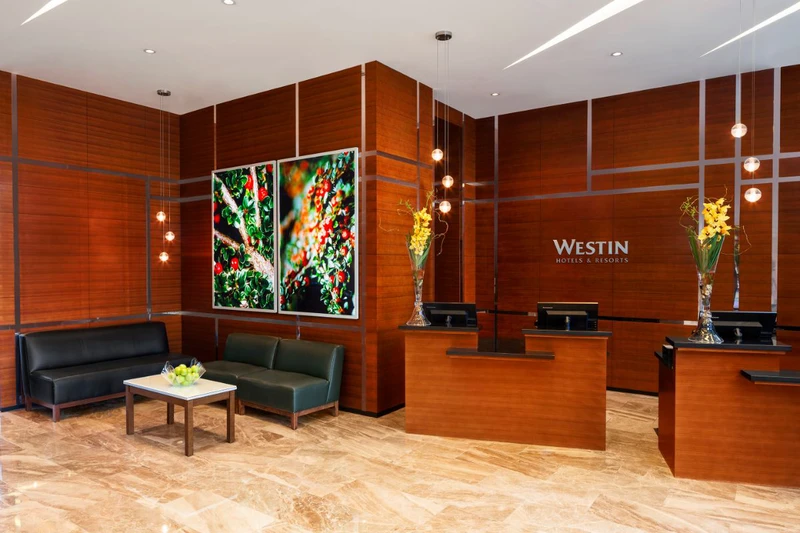 Westin Wall Centre Vancouver Airport Lobby