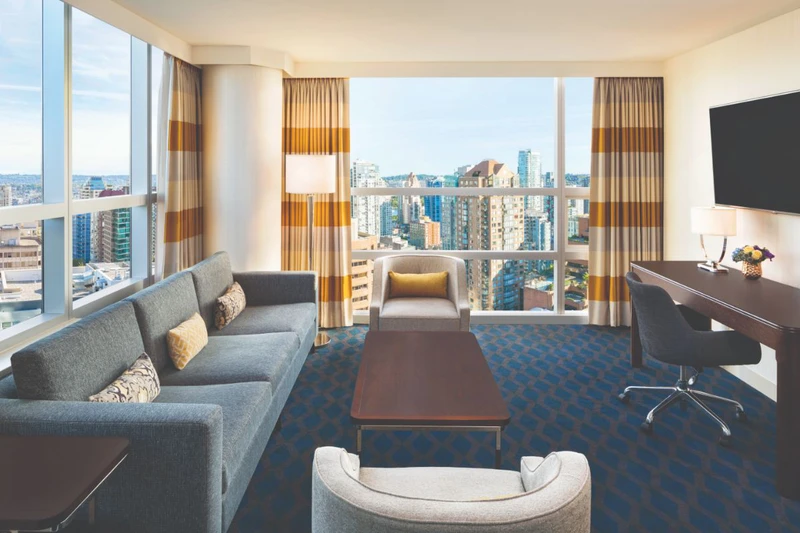 5d4c1467a401a Sheraton Vancouver Wall Centre 2 Bedroom Suite Living Room
