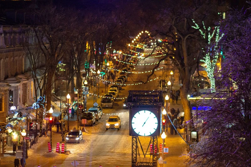 Quebec City at Christmas © Denisse Leon
