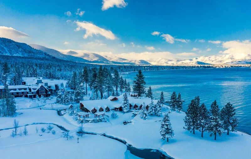 Edgewood Tahoe Hotel after Heavy Snow © Brian Walker Photography