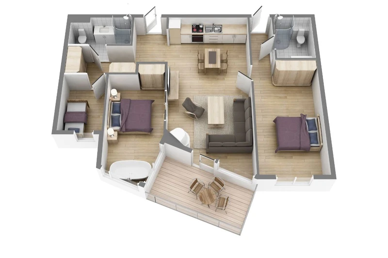 5dcedabeb11ef Norefjell Ski Spa 3 Bedroom Suite Floor Plan 4