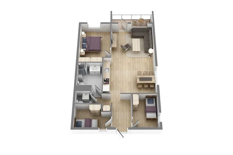 5dcedac1475e0 Norefjell Ski Spa 3 Bedroom Apartment Floor Plan 6