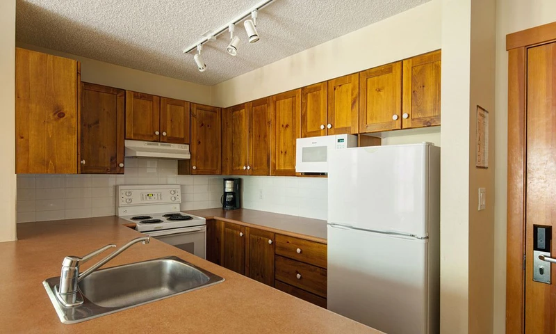 5df795d51c88b Tamarack Lodge Two Bedroom Condo Kitchen