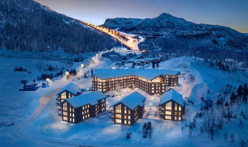 Fýri Resort Hemsedal - Exterior CGI 2