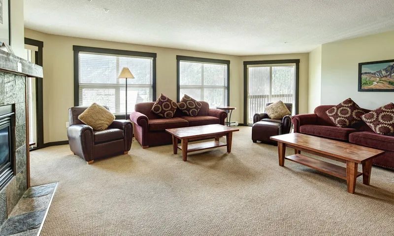 5df8f8a6e7446 Summit Lodge Two Bedroom Condo Living Room
