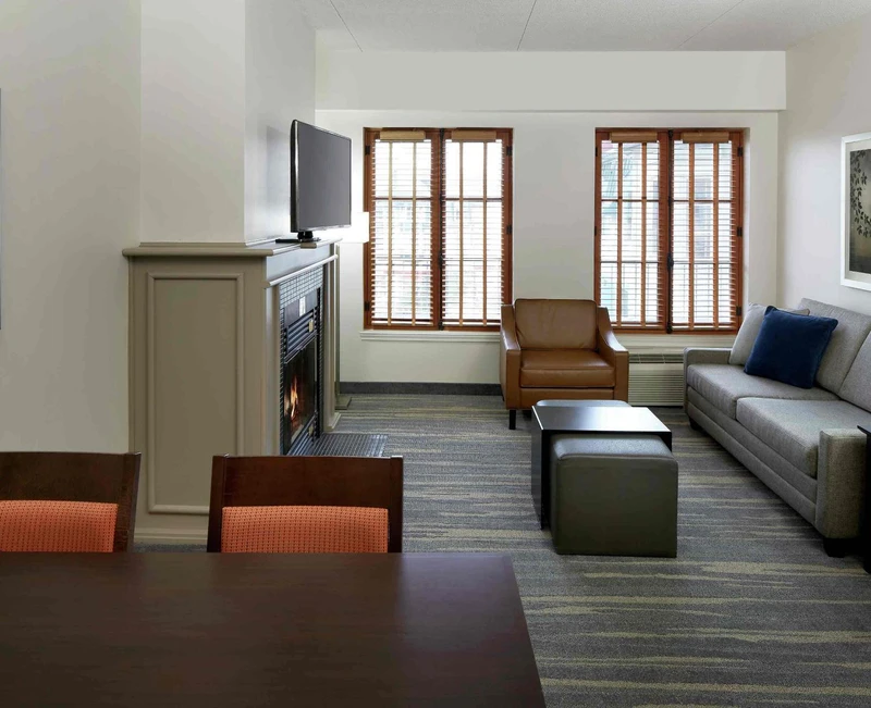 5dfa4f3fac2f8 Hilton Homewood Suites One Bedroom Suite Queen Bed 1