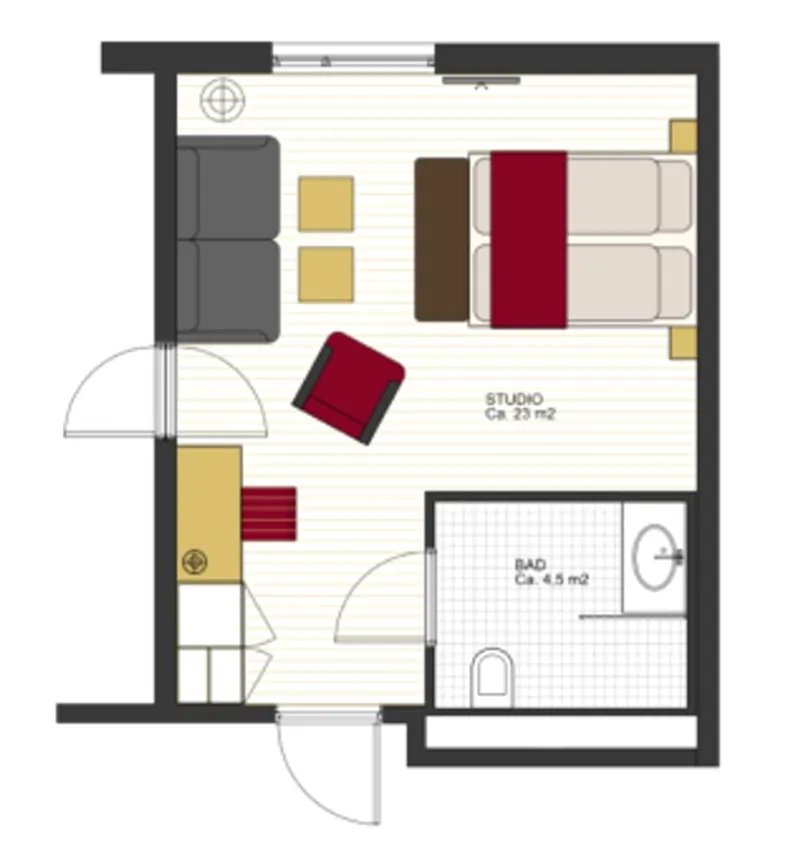 5e1713327e7e4 Radisson Blu Resort Trysil Deluxe Room Floor Plan