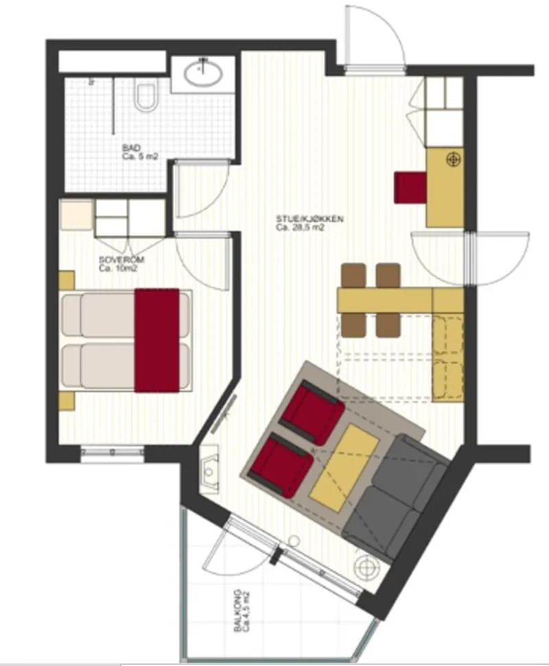 5e17134a1c01e Radisson Blu Resort Trysil Deluxe Family Room Floor Plan