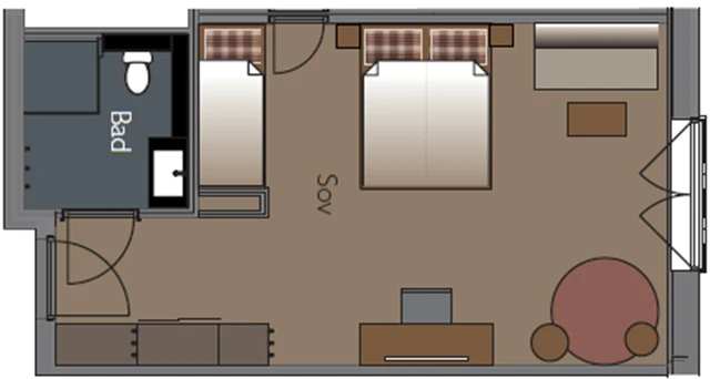 5e171a0287d42 Vestlia Resort Family Room with Bunk Bed Floor Plan