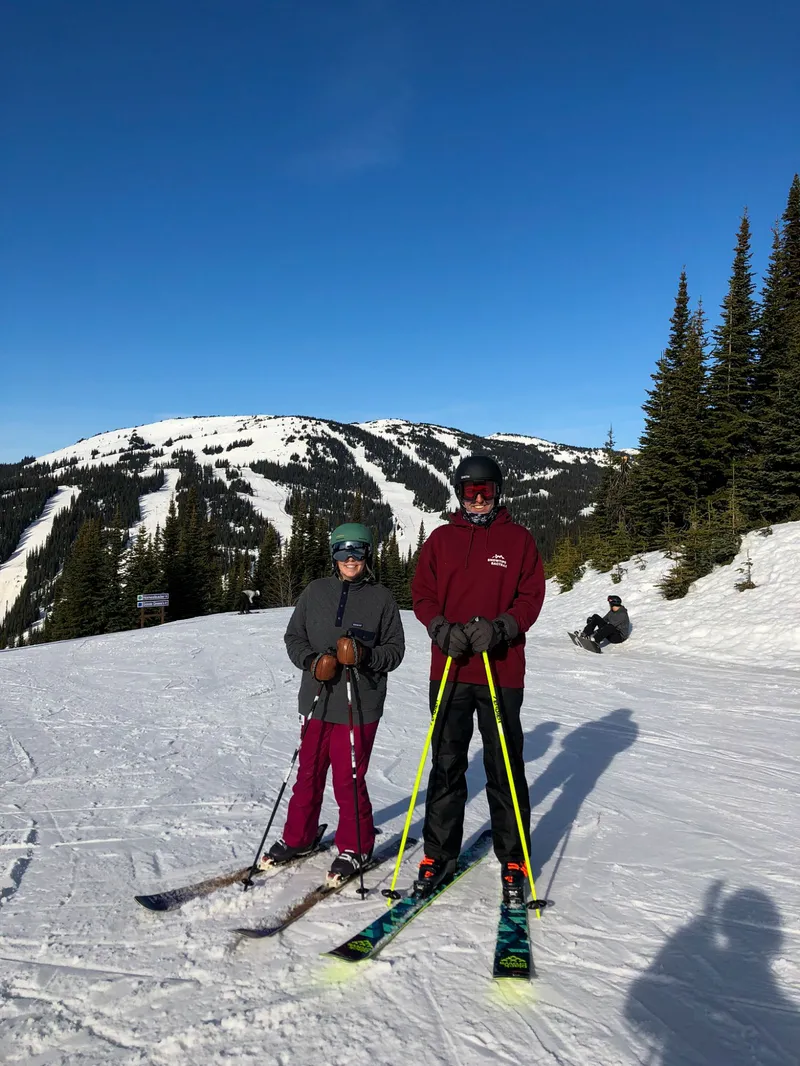 5e1f427152a47 Ross and Megan in Sun Peaks