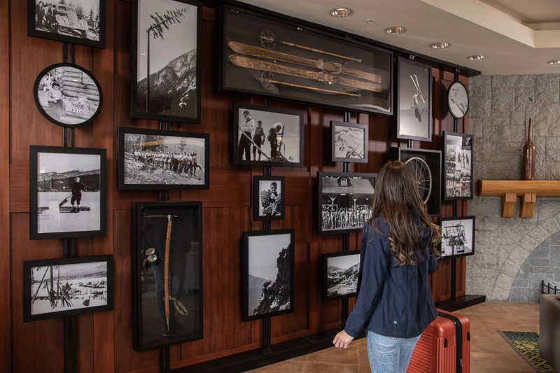 Crystal Lodge Photographs in Lobby