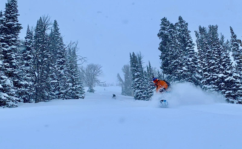 Martin Bull - Backcountry Splitboarding in Grand Teton National Park - 07 February 2020