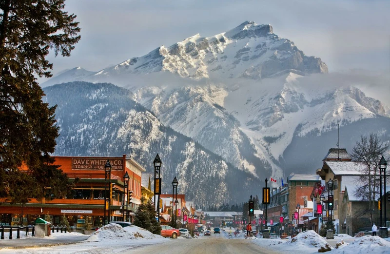 5fae5a6aa7a691 Banff Banff Avenue Winter Credit Banff Lake Louise Tourism Paul Zizka Photography