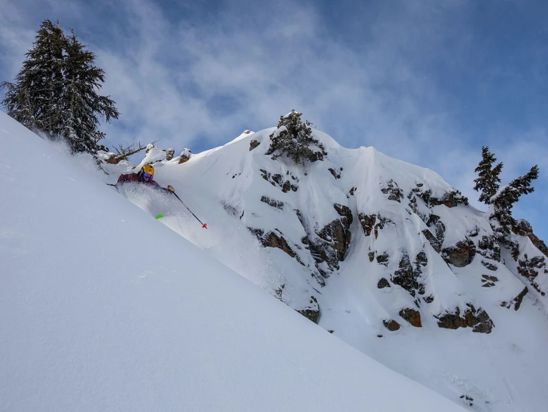 Palisades Tahoe - West Face Close Up
