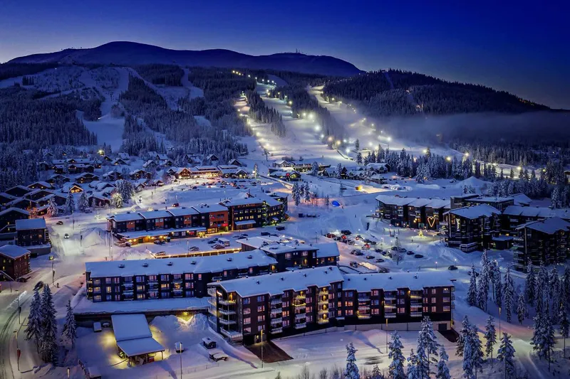 The Lodge Trysil - Aerial View