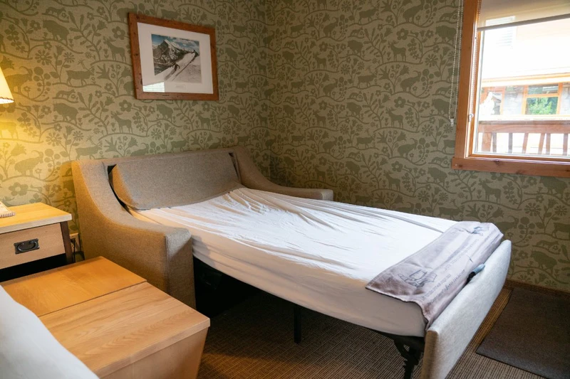 62862a8317cc4 The Fox Hotel and Suites Hotel Room Queen and Sofa bed