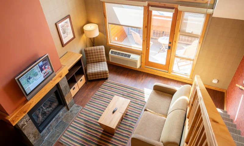 6286437c04f6e The Fox Hotel and Suites Premium One Bedroom Plus Loft Suite Living Area