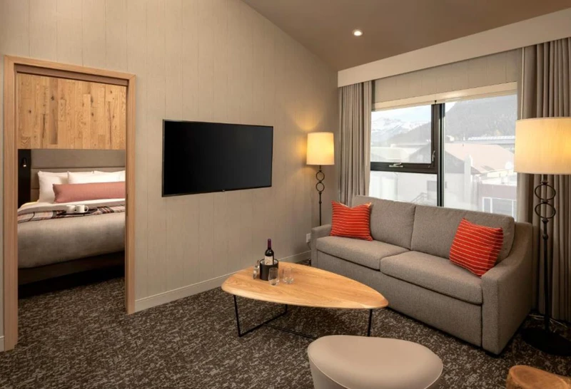 62bd6f6b3f63f The Peaks Hotel and Suites Summit One Bedroom Suite Seating Area