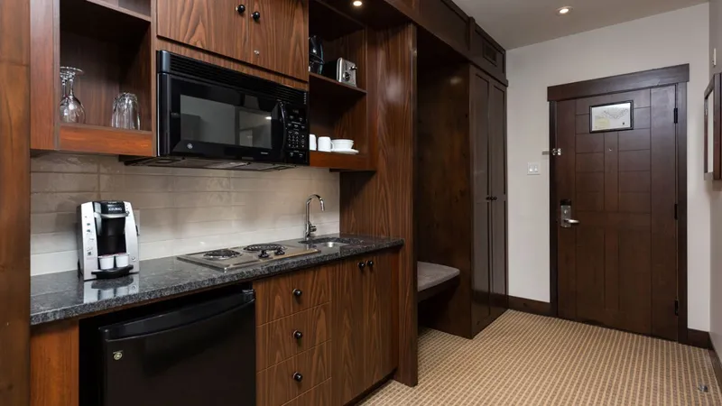 6344315fe3977 Ermitage du Lac Deluxe room Kitchenette