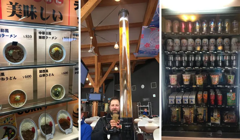 634e99e25dc1b Traditional Japanese dishes beer towers and vending machines