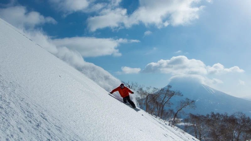Niseko Pristine Powder Mt Yotei Backdrop © Niseko Village