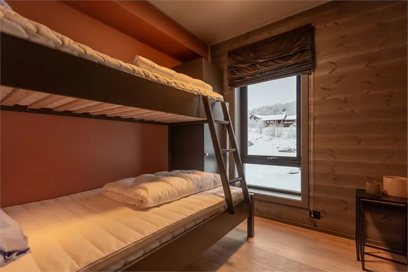 6357c67ceaae0 Riddertunet Three bedroom apartment Bunk room