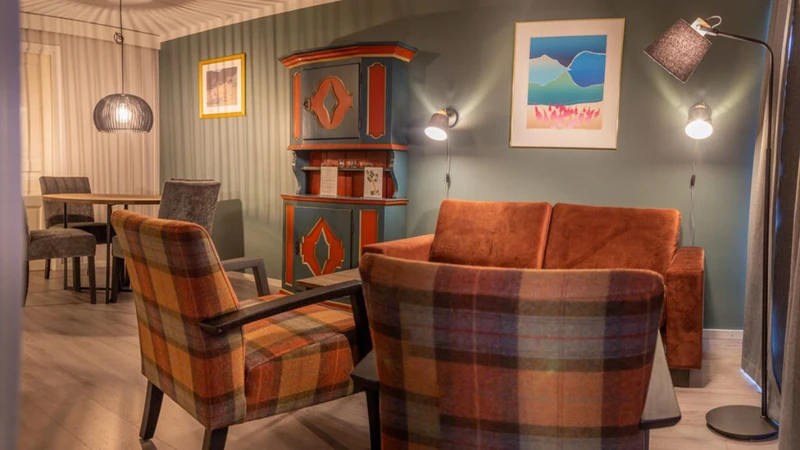 635922308a14c Bergo Apartments One bedroom apartment Living area