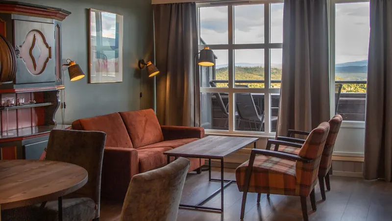 635922311e7ba Bergo Apartments Two bedroom apartment Living area