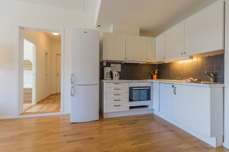 6359597c6b717 Gjestegaarden Apartments 1 Bedroom Apartment Kitchen