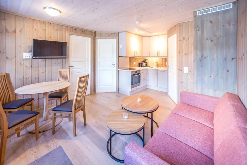 63610f2d90732 Geilolia Forest Cabins Two Bedroom Apartment Living Area