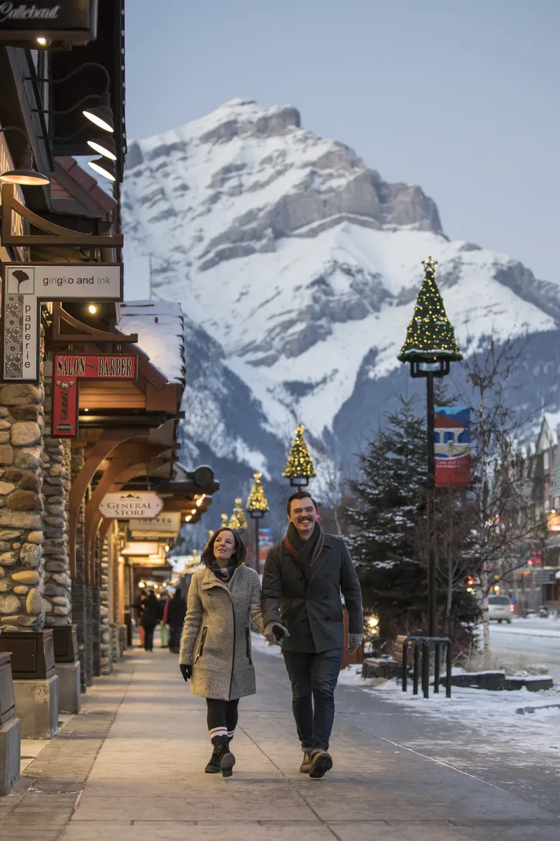 63cea811df350 Christmas Couple on Banff Avenue Noel Hendrickson