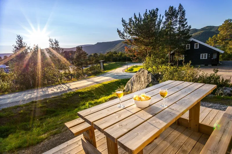 643d2227a6f8f Geilolia Forest Cabins 12 bed 5 bedroom superior cabin Outdoor terrace